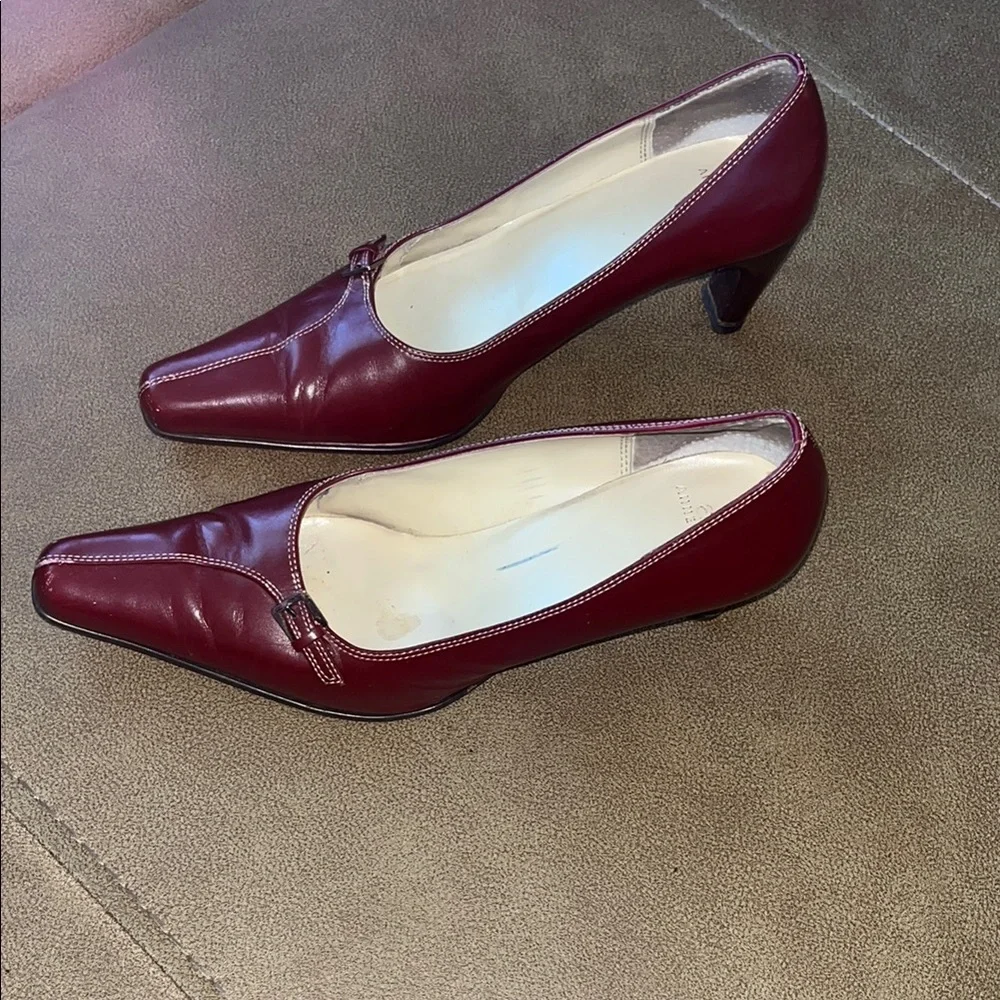 Anne Klein Women's Burgundy Heels
